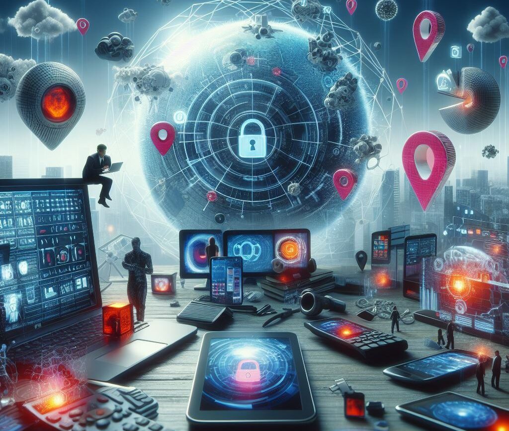 Cette Image représentant l'exploitation abusive de Nos Données par des malwares sur des Ordinateurs tablettes et smartphones de nos Jours entrainant le Nettoyage Et Suppression De Virus Sur Ordinateurs a Bordeaux - Talence