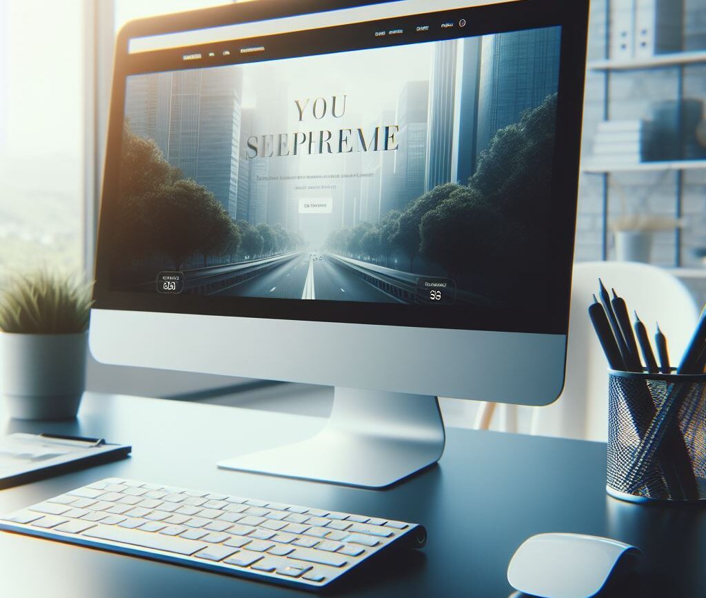 Cette Image Représente un ordinateur Affichant un Site Internet. Création De Site Internet faire son site, faire son site, créer un site, création de site, faire un site, creer son site, creer un site, Agence web Bordeaux, Services, relookage, site dynamique, refonte,