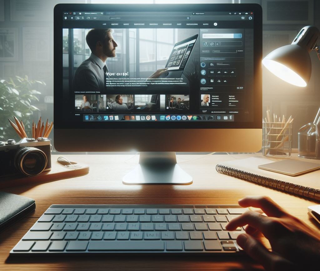 Cette Image Représente un ordinateur Affichant un Site Internet. Création De Site Internet, realisation de site internet, entreprise web, realisation site internet, annuaire de site web, agence de référencement internet, sites web gratuit, creation site internet, creation site web, creation de site internet,