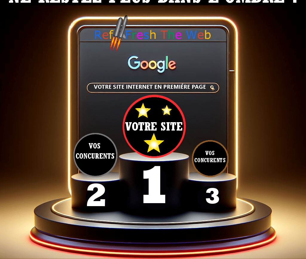 Cette Image >illustre un bon référencement suite a la création d'un site internet