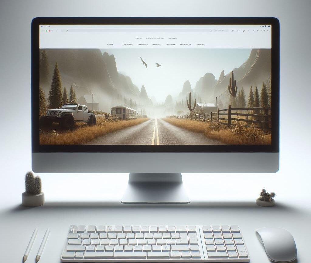 Cette image représente un Ordinateur posé sur un bureau avec clavier et souris illustrant le formulaire de contact - docteur pc 33 - Nettoyage et Suppression de Virus