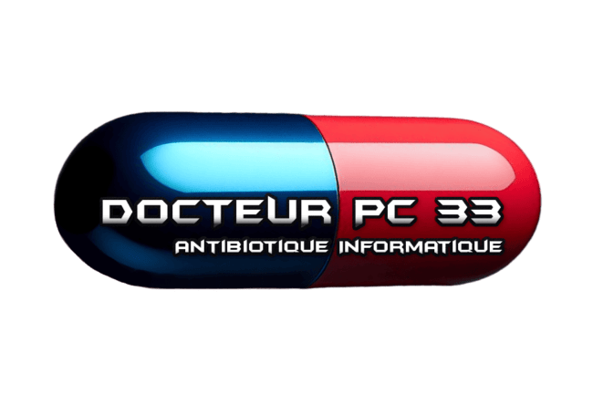 Cette Image représente Le Logo De Docteur Pc 33 - Dépannage informatique Bordeaux Talence, Réparation D'ordinateur Bordeaux
