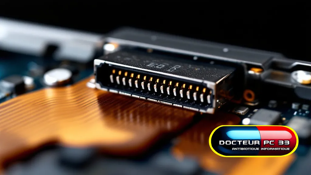 Connecteur eDP 30 et 40 pins pour dalle de PC portable changement de dalle