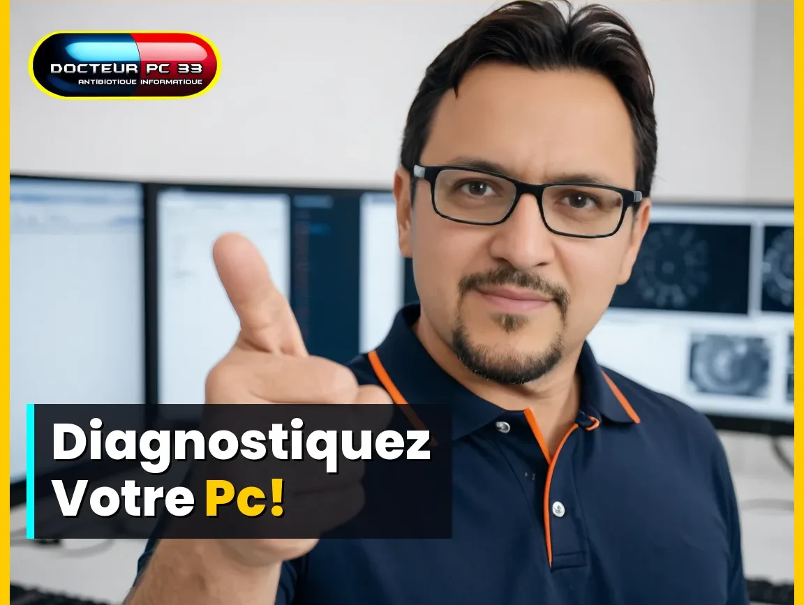 Christophe, expert informatique à Talence, diagnostique un PC en panne en interprétant les codes d'erreur carte mère.
