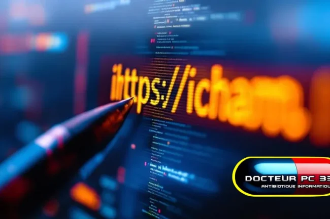 Curseur sur un lien Web suspect dangers des liens inconnus 2 •