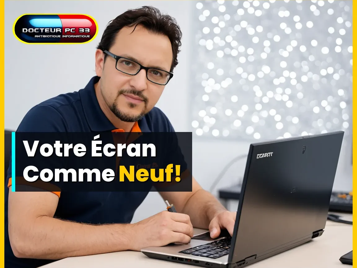 Christophe expert informatique pour remplacer écran PC portable