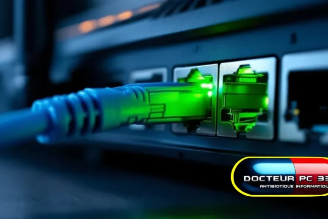 Port Ethernet Routeur Sécurité Réseau securite reseau domestique 2 •