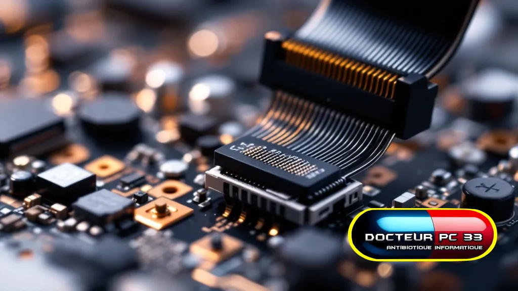 Connecteur 30 ou 40 pins pour changement de dalle PC portable changement de dalle