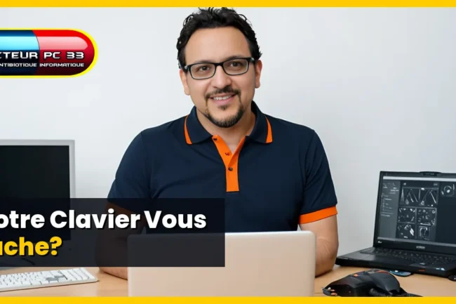 clavier pc portable défaillant