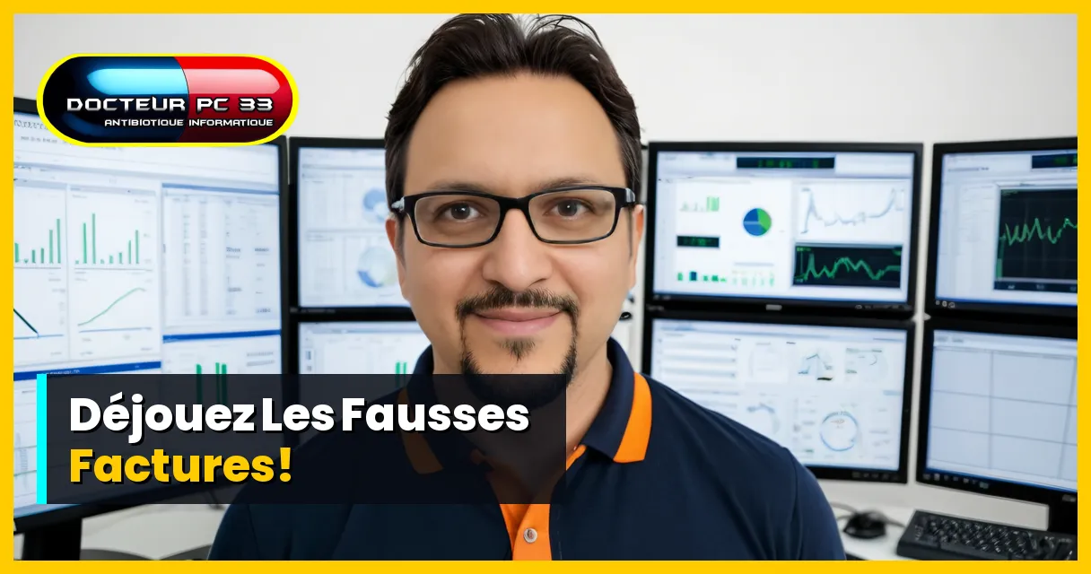 Expert IT Sécurité Informatique Talence arnaque facture électronique